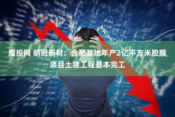魔投网 明冠新材：合肥基地年产2亿平方米胶膜项目土建工程基本完工